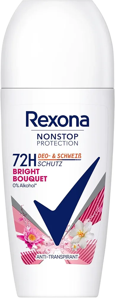 مزيل عرق رول أون نسائي – Rexona Nonstop Bright Bouquet (50ml)