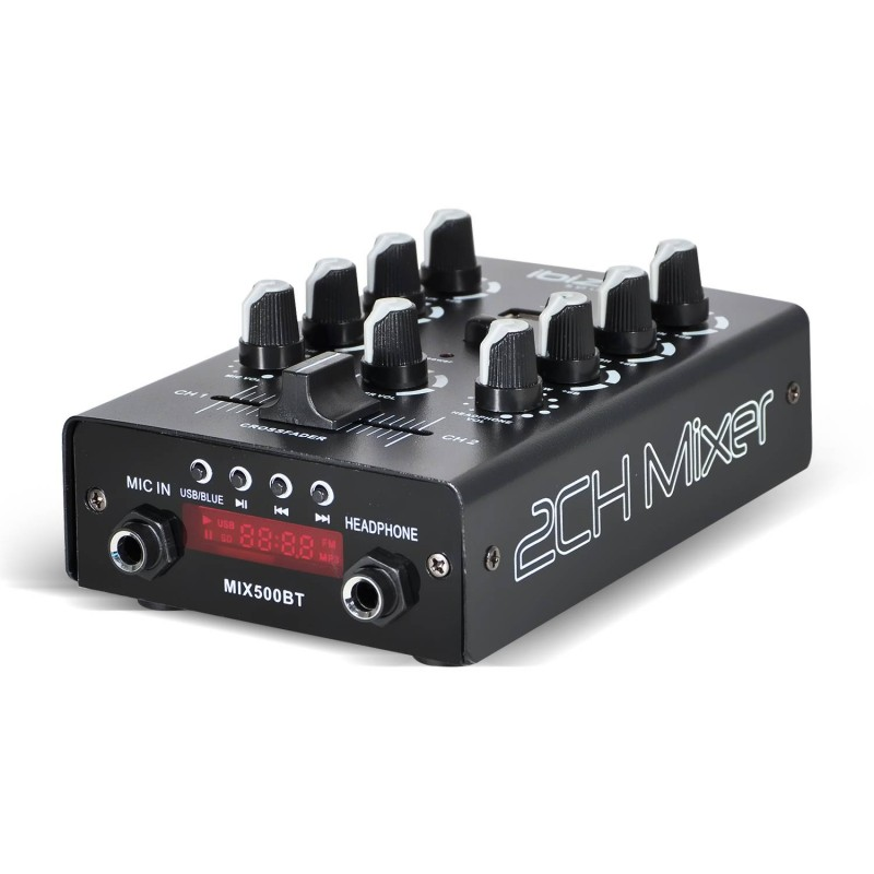 ميكسر دي جي 🇪🇸 Ibiza Sound MIX500BT 2-Channel DJ Mixer USB/BT