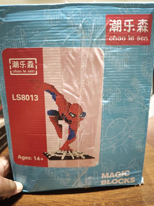 مجسم Spiderman ثلاثي الابعاد مكعبات نانو 