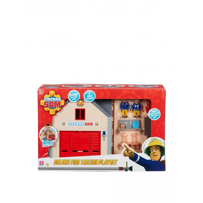 مجموعة مركز الإطفاء الفاخر Fireman Sam مع شخصيات وإكسسوارات