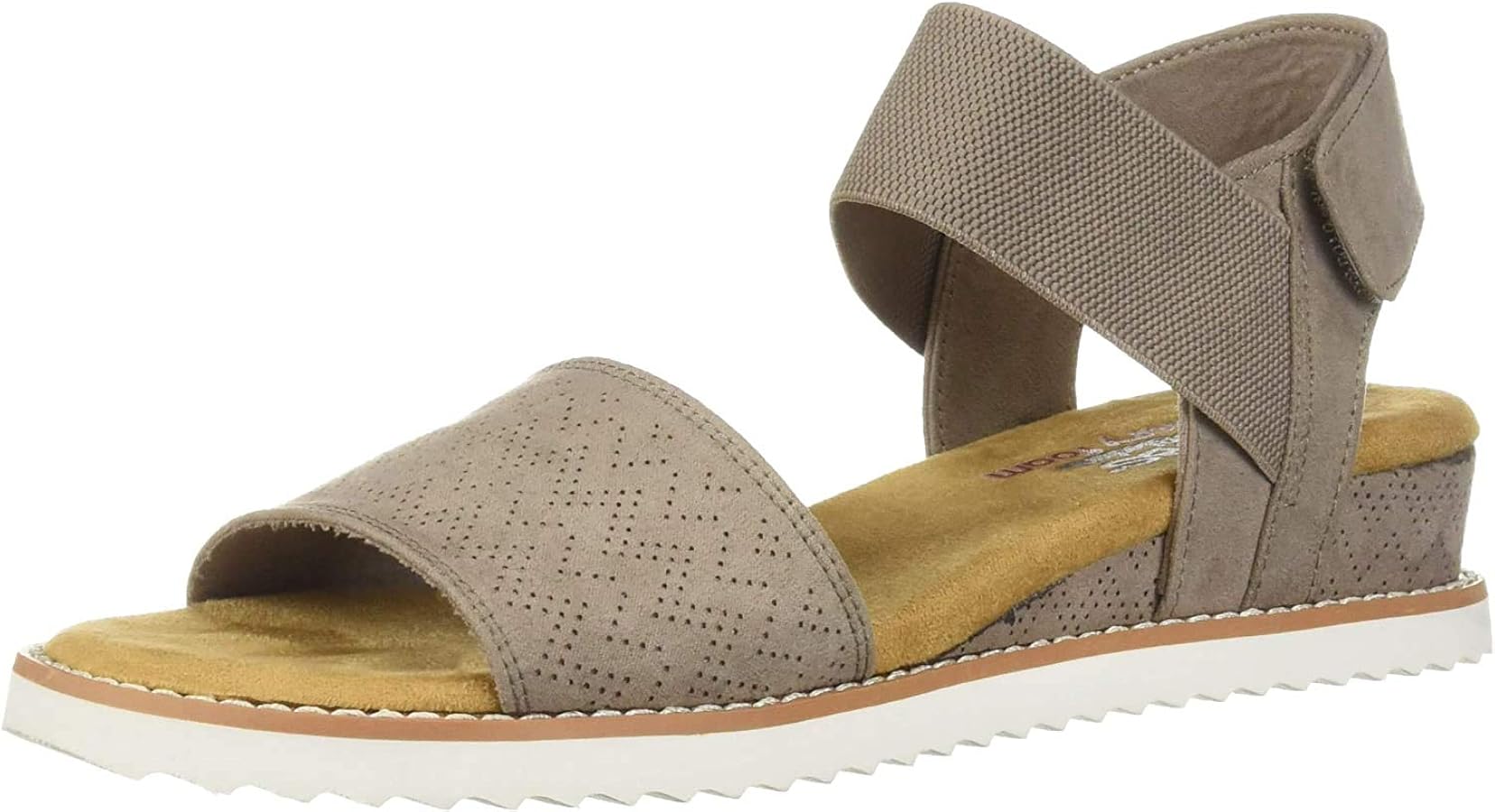 صندل نسائي Skechers BOBS Desert Kiss بيج قياس 37 طول القدم 24 سم