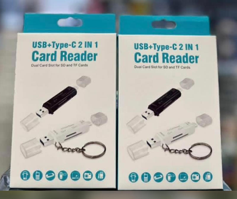 قارئ كروت ذاكرة متعدد المنافذ USB&TYPEC