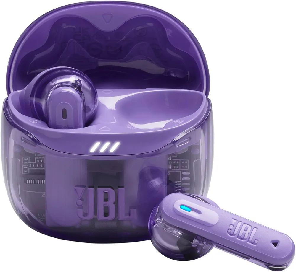 بدون كيبل## سماعة JBL Tune Flex Ghost 2 اللاسلكية مع عزل ضوضاء نشط