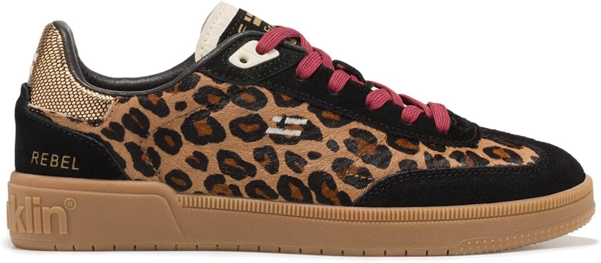 نسائي حذاء رياضي كاجوال D.Franklin Rebel Leopard (Brown 65) 🇪🇸 Model Rebel