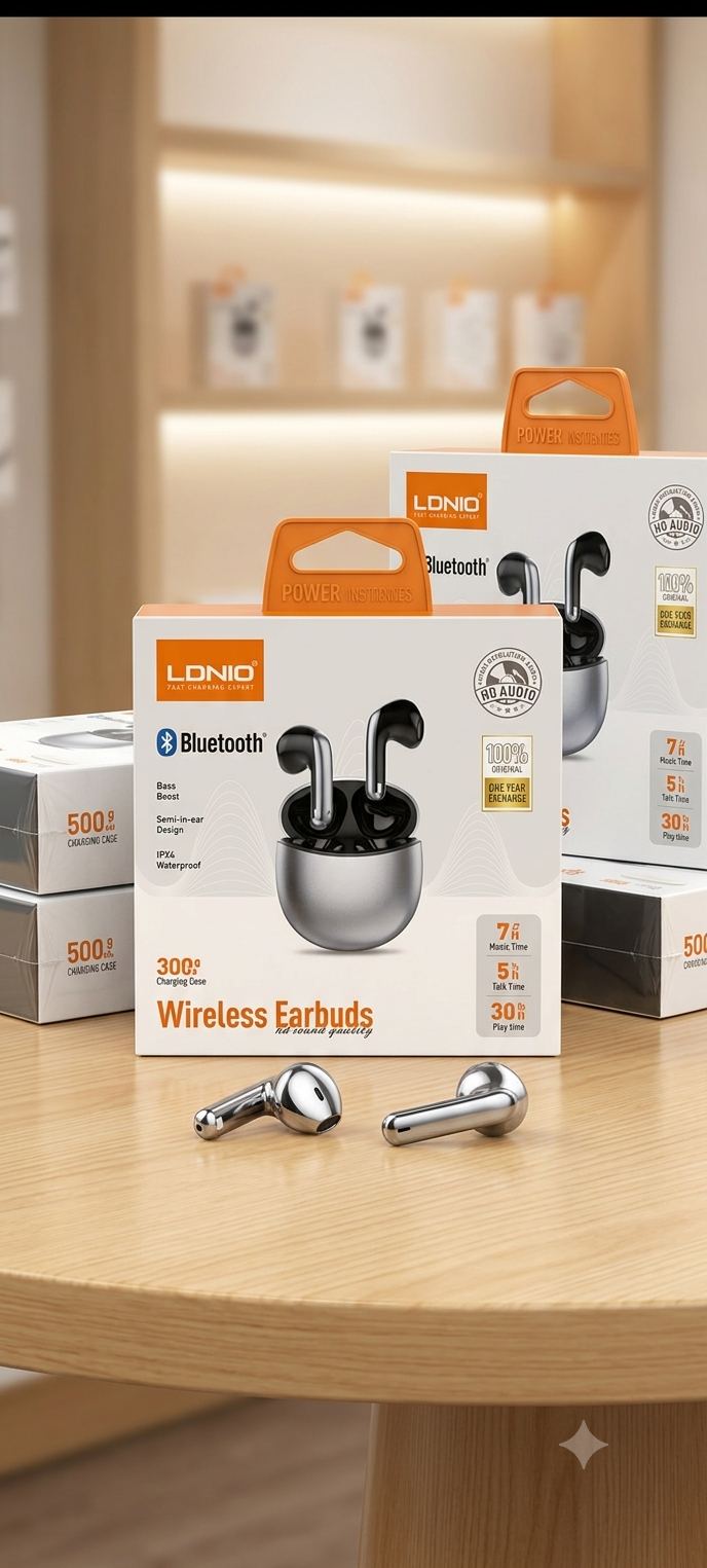 سماعات الأذن اللاسلكية LDNIO T10