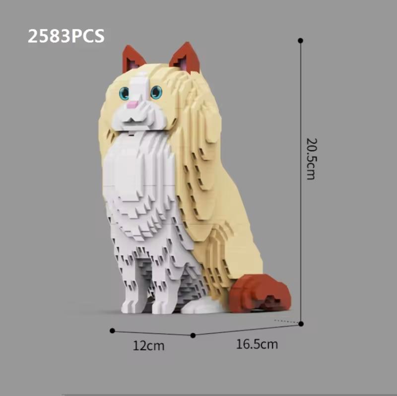 مجسم مكعبات بناء(ليغو) قطة 