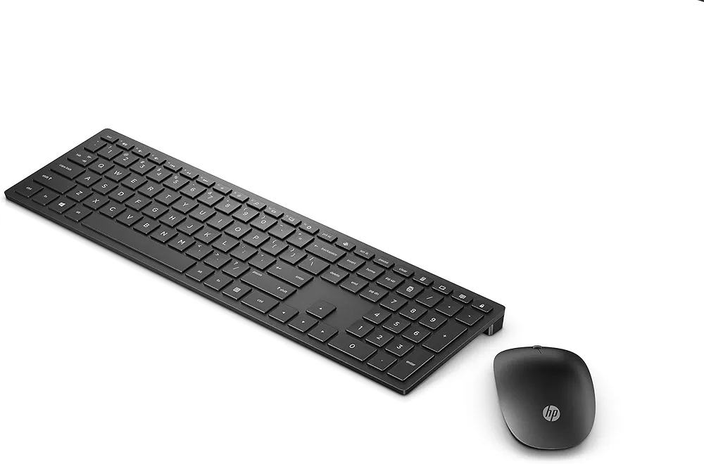 طقم HP Pavilion 800 كيبورد وماوس لاسلكي QWERTY (مع نامبر باد) – أسود