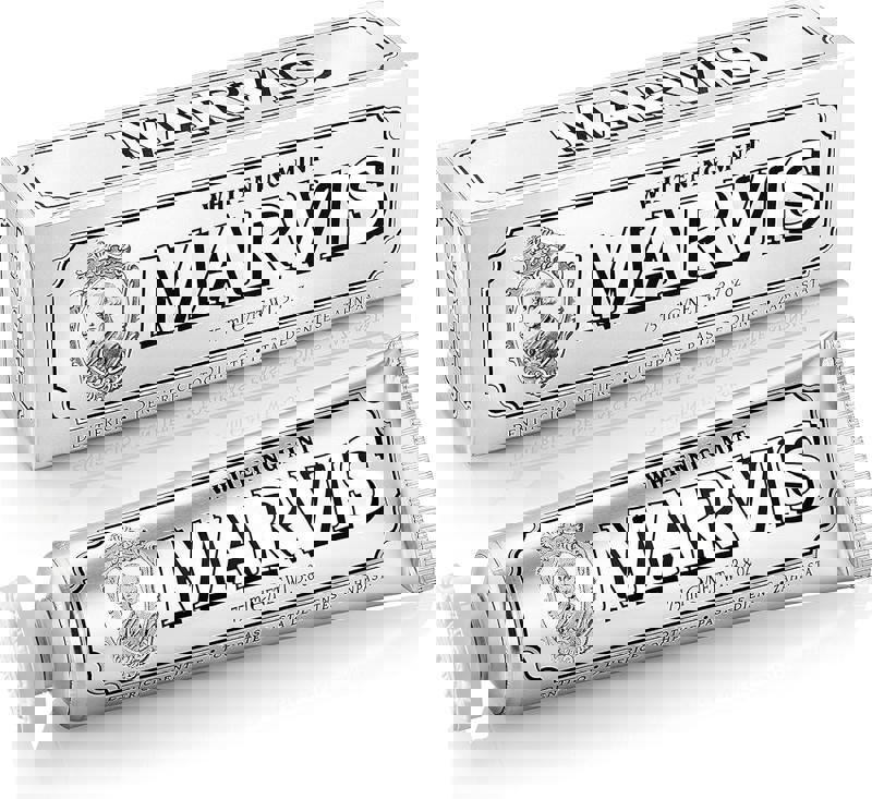 ✨ معجون أسنان مارفيس لتبييض الأسنان بنكهة النعناع المنعشة