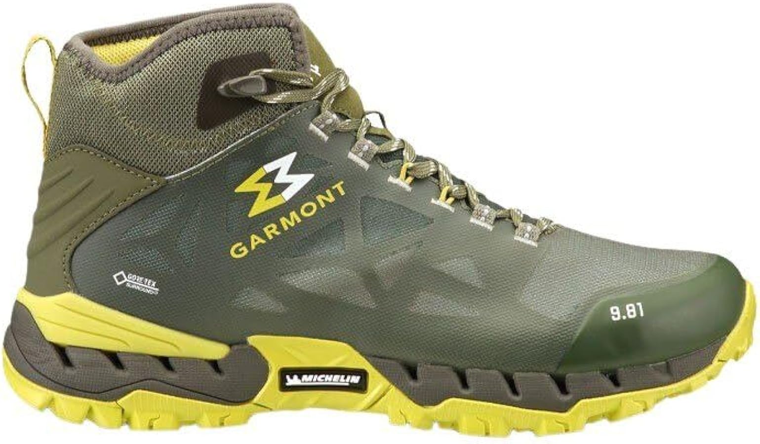 حذاء رجالي جارمونت GARMONT 9.81 N Air G 2.0 GTX أخضر رجالي مقاوم للماء مقاس 42 (طول القدم 26.5 سم)