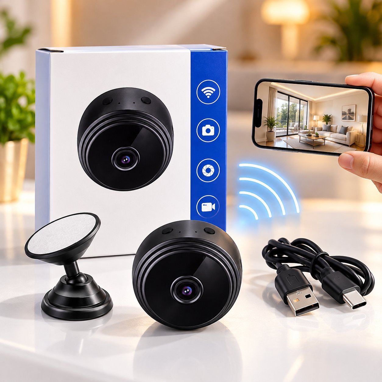 كامرة wifi صغيرة مخفية