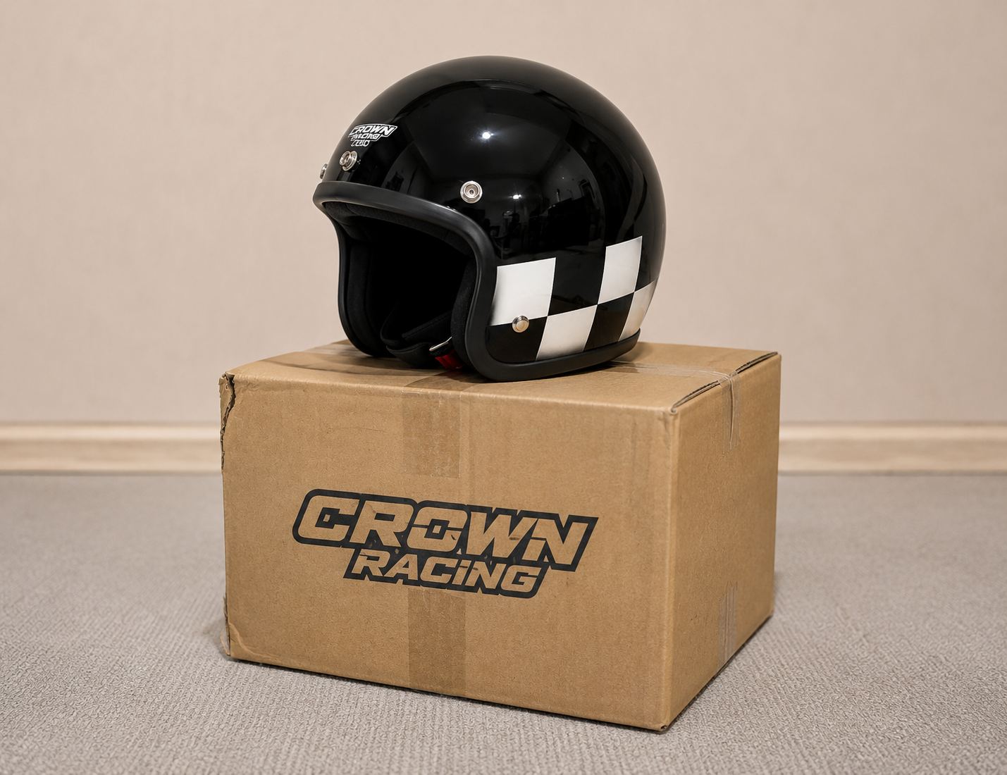 خوذة دراجة نارية مفتوحة ماركة - 700 CROWN RACING