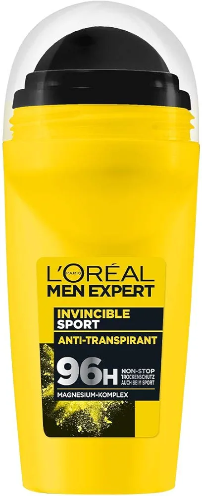 مزيل عرق رول رياضي للرجال L’Oréal Men Expert Invincible Sport 96H – بدون كحول – 50ml