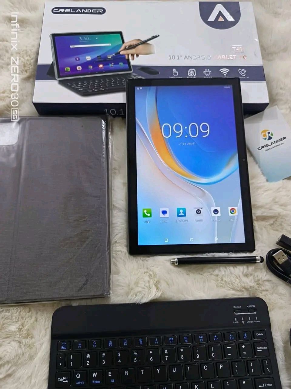 تاب Crelander T40 جديد كامل مع الملحقات