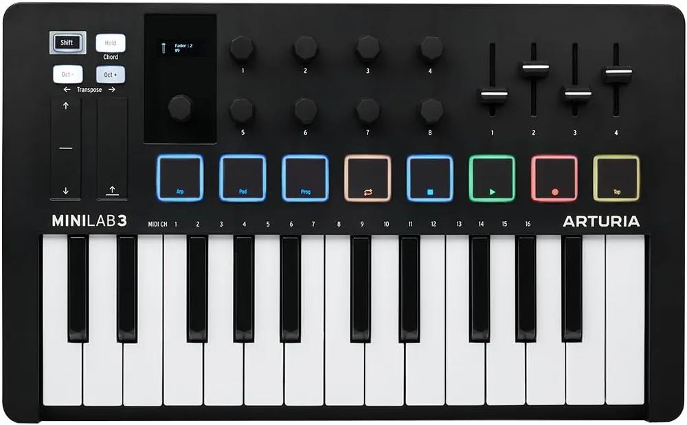 كيبورد MIDI احترافي Arturia MiniLab 3 – 25 مفتاح