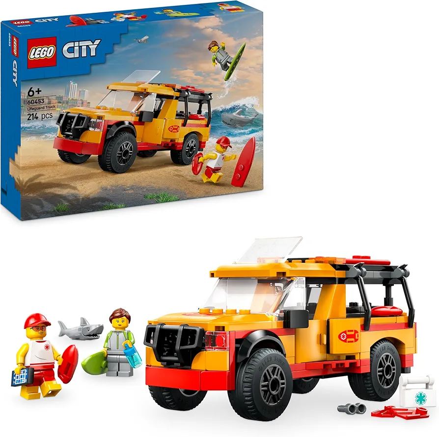 LEGO City شاحنة إنقاذ الشاطئ – 214 قطعة (60453)