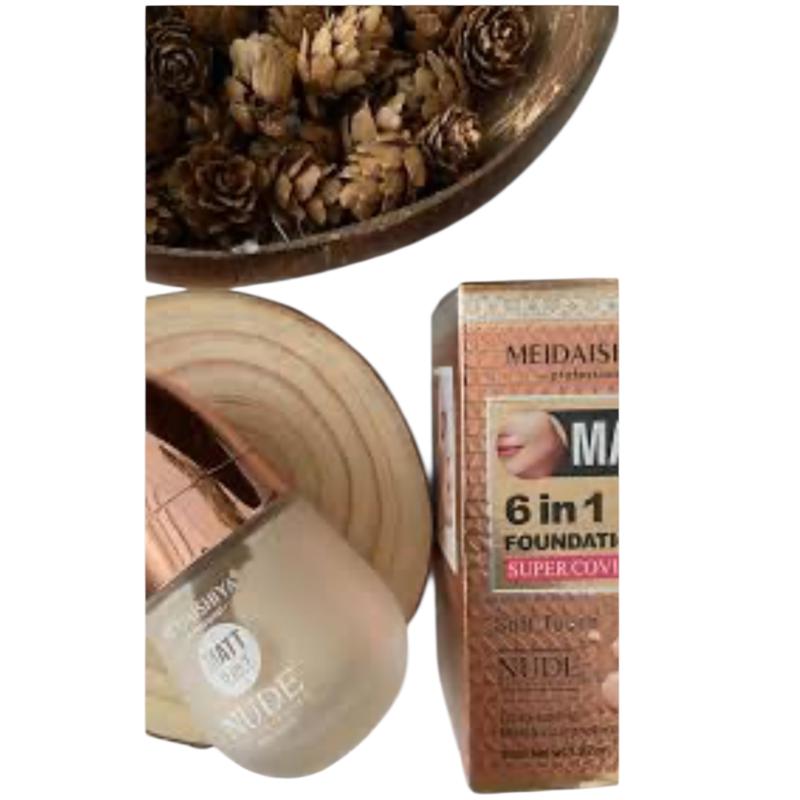 كريم الأساس MEIDAISHIYA® Professional MATT 6 in 1 FOUNDATION SUPER COVER