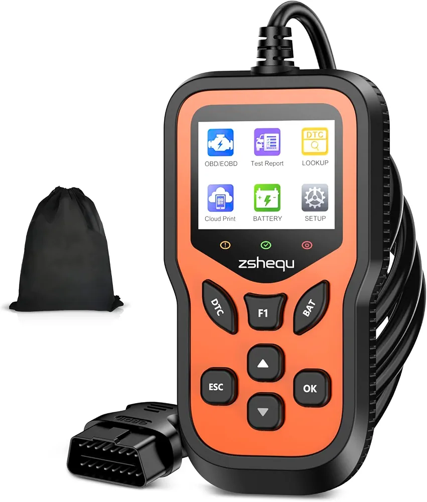 جهاز فحص أعطال السيارات OBD2 – شاشة ملونة ودعم لمعظم السيارات