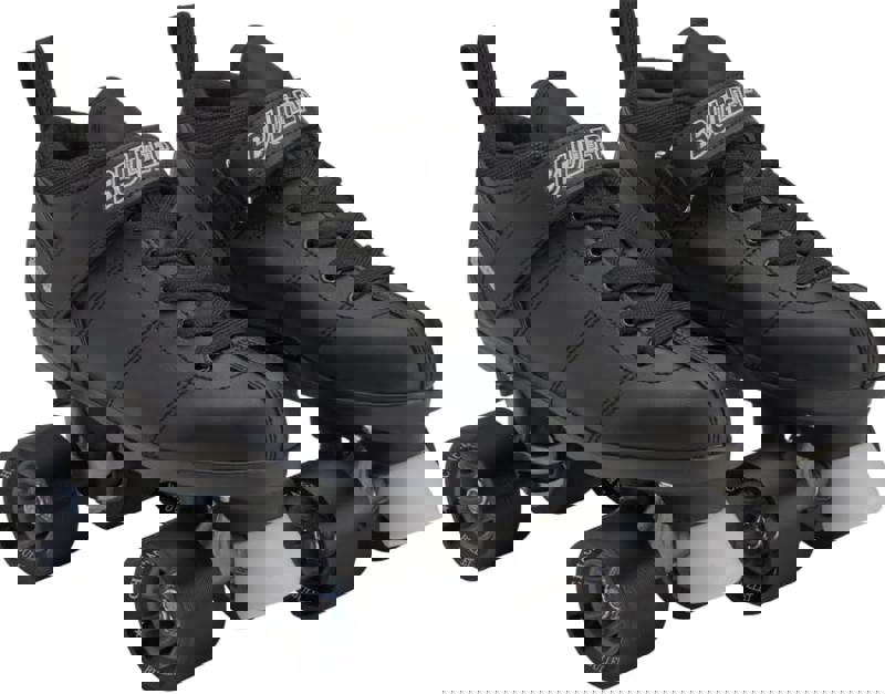 حذاء تزلج (سكيت) شيكاغو للسرعة لون أسود قياس 43 - Chicago Skates Bullet Speed Quad Roller Skates Black