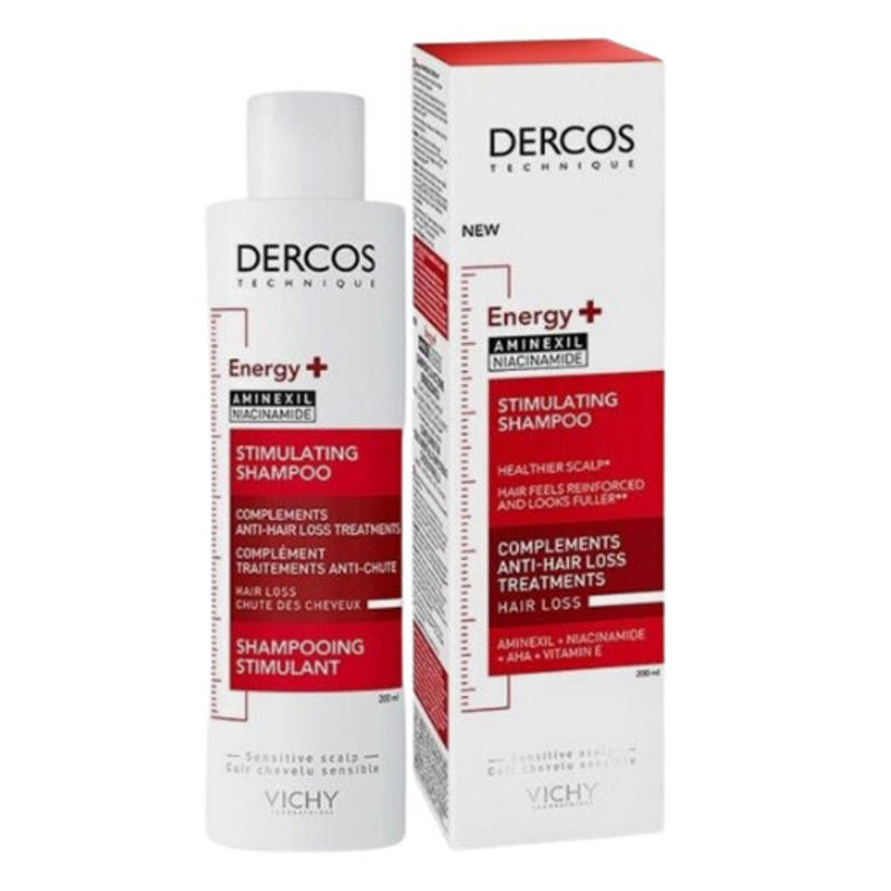 شامبو فيشي ديركوس إنرجي + المضاد لتساقط الشعر (Vichy Dercos Energy+ Stimulating Shampoo)