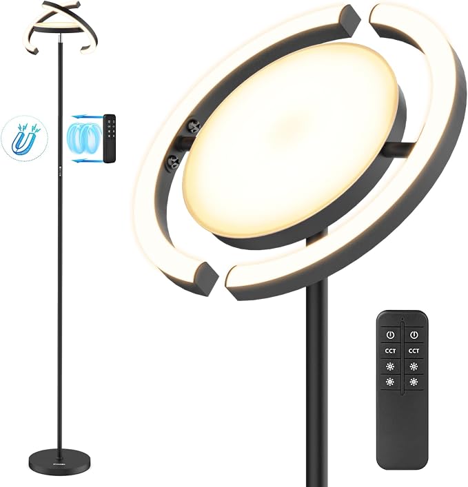 مصباح أرضي LED من FIMEI موديل PYF1205 بالتحكم عن بعد وتعتيم مستمر