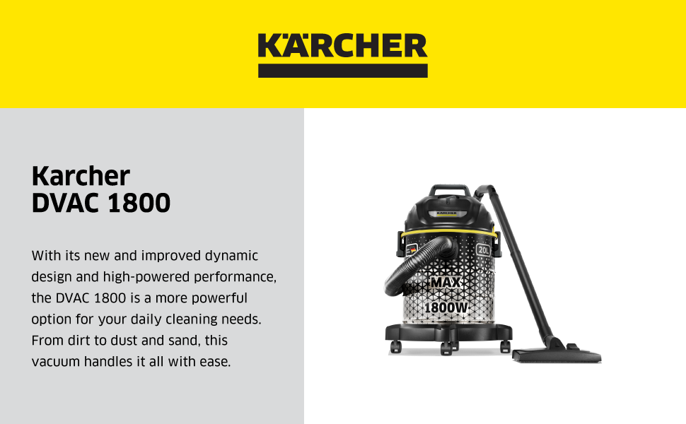 🧹 مكنسة كارشر KÄRCHER1800 🧹