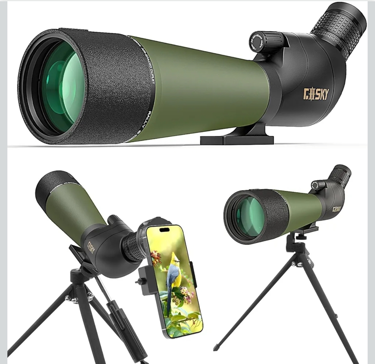 منظار مراقبة Gosky 20-60x80