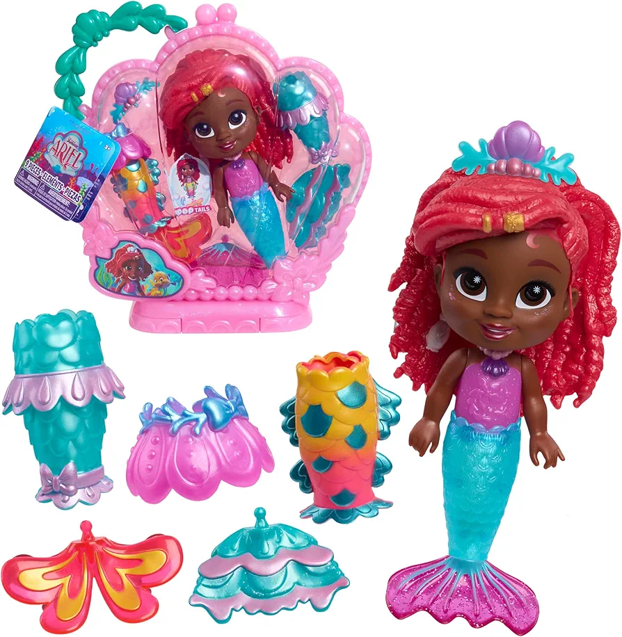 دمية أرييل 🧜‍♀️ Disney Junior Ariel Pop Tails 19cm