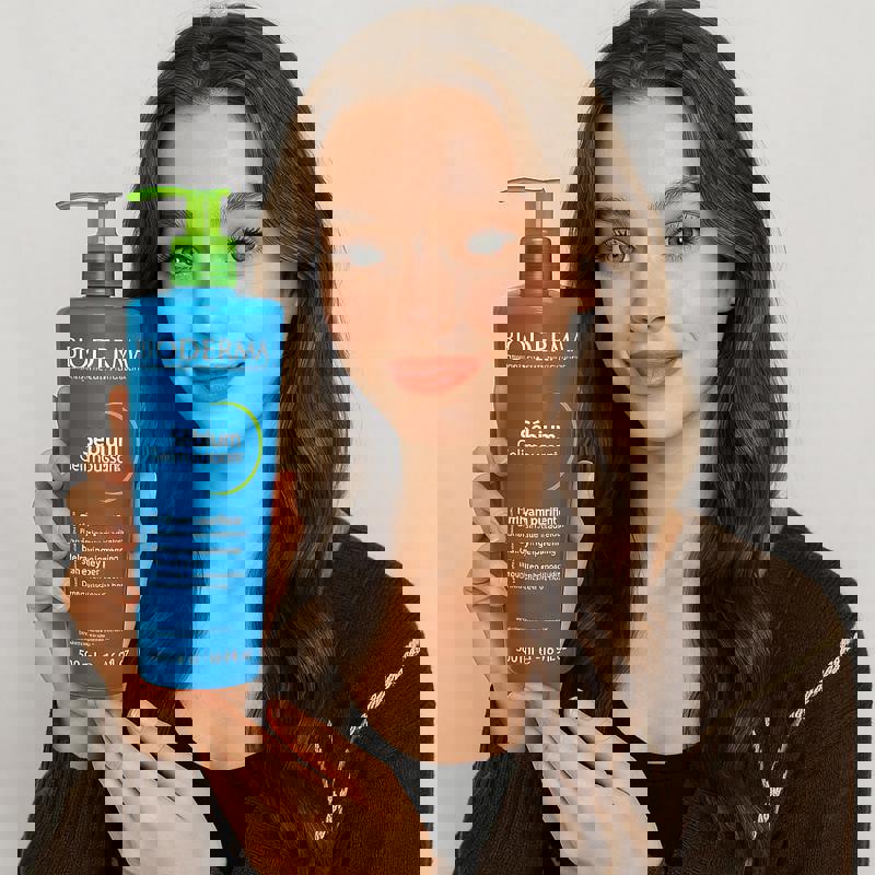 بيوديرما سيبيوم جل رغوي منقّي للوجه للبشره الدهنيه والمختلطه