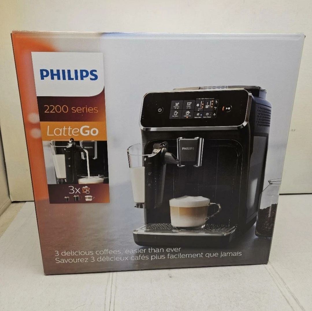 ماكينة تحضير القهوة فيليبس سيريس 2200 لاتيه غو (Philips 2200 Series LatteGo)
