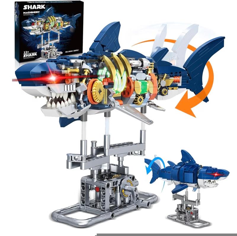 قطع بناء قرش بتصميم رائع(ليغو)