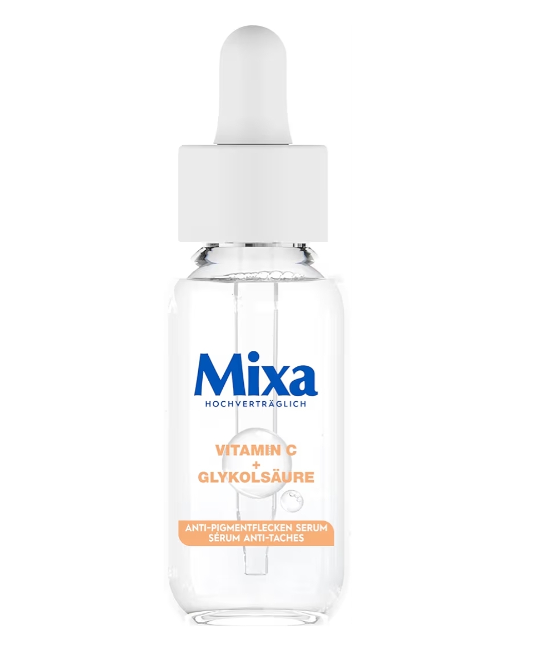 سيروم مِكسا الفرنسي لتفتيح البشرة ومعالجة البقع الداكنة – Mixa Anti-Pigment Spot Serum بفيتامين C ونياسيناميد، حجم 30 مل