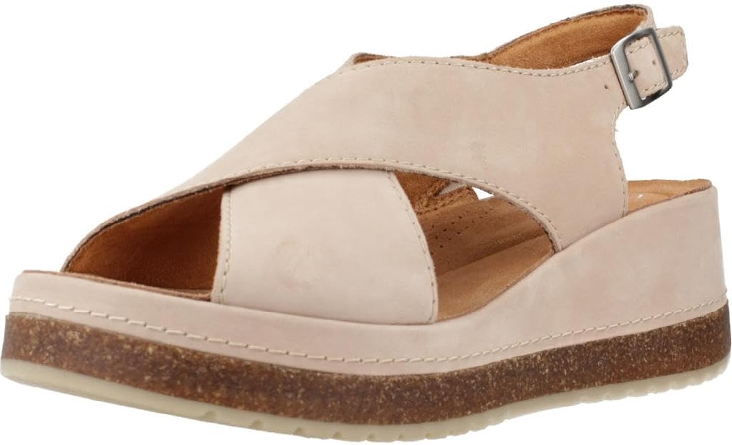 صندل نسائي Clarks Kassanda Step Sand Nubuck قياس 35.5 طول القدم 22 سم