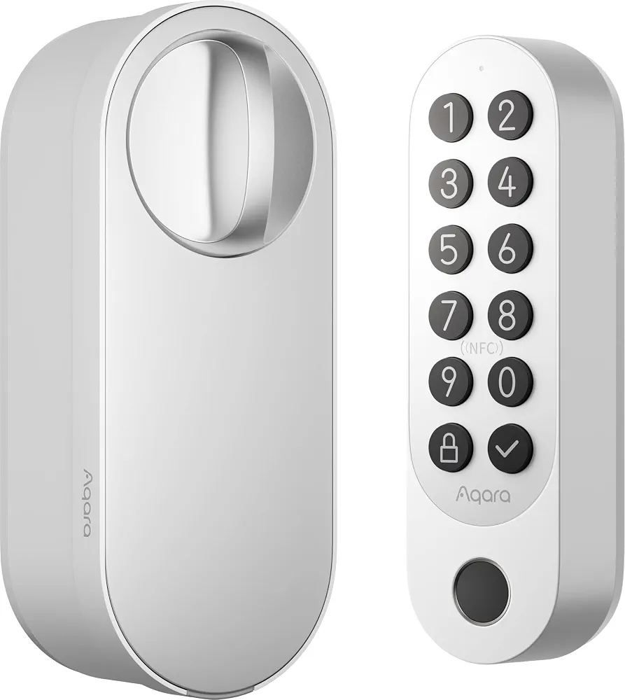 * قفل باب ذكي ببصمة الإصبع ولوحة أرقام مع دعم Matter وApple Home Key